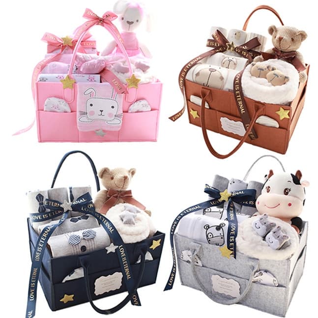 Newborn Baby Gift Hamper Set 100% Cotton — image 4