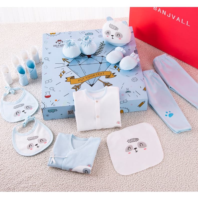 18-Piece Newborn Baby Cotton Gift Set — image 3