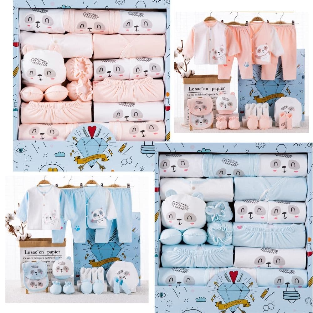 18-Piece Newborn Baby Cotton Gift Set — image 4