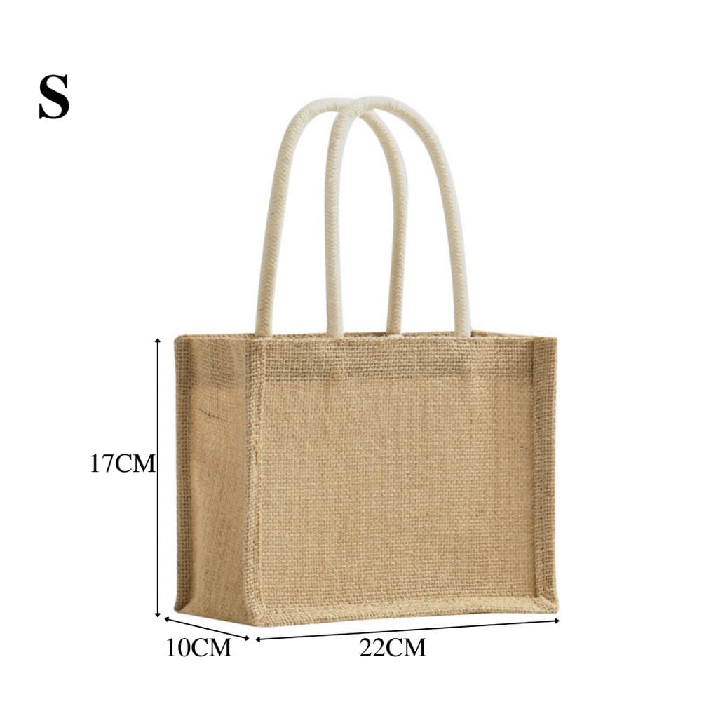 Jute Tote Bag Muji Style — image 3