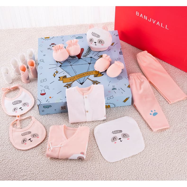 18-Piece Newborn Baby Cotton Gift Set — image 6