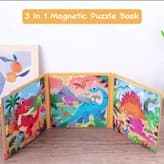 Kids 3-in-1 Magnetic Puzzle Book — image 2