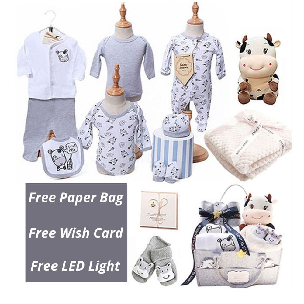 Newborn Baby Gift Hamper Set 100% Cotton — image 9