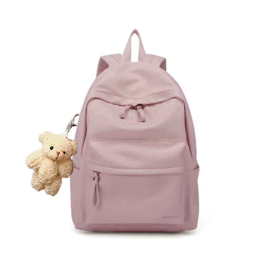Pink with Plush Bear