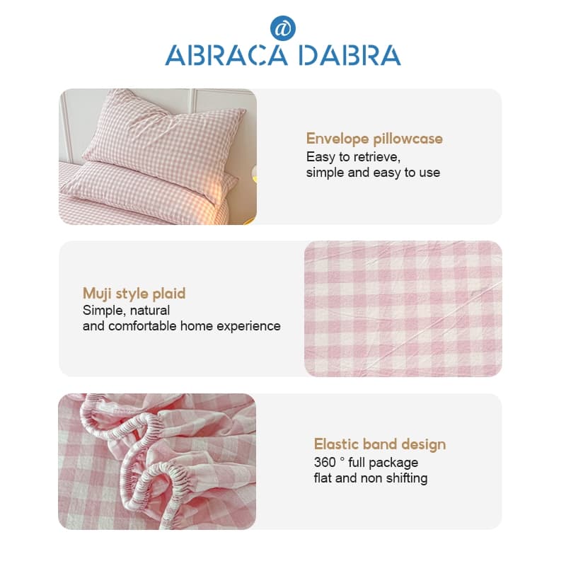 Japanese Wash Cotton Fitted Bedsheet 880TC — image 6