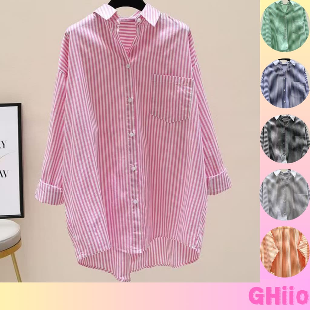 Women's Striped Button Shirt — image 1