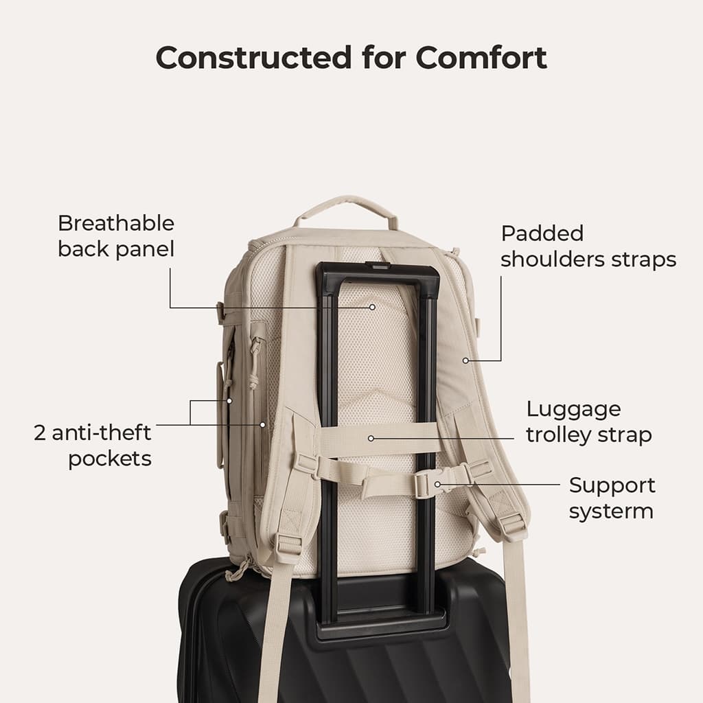 BAGSMART Expandable Travel Backpack 28-38L Waterproof — image 7