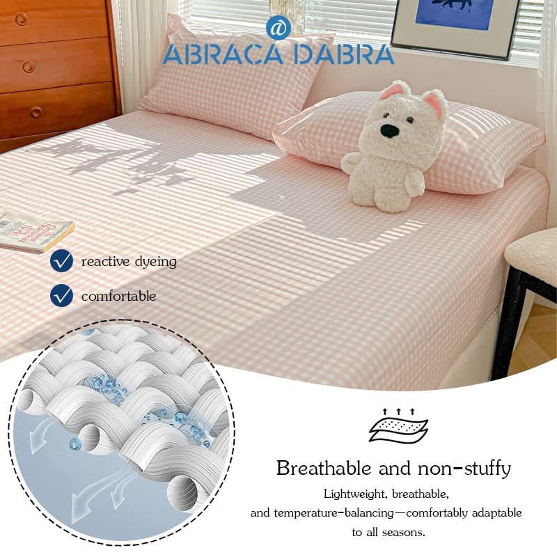Japanese Wash Cotton Fitted Bedsheet 880TC — image 8
