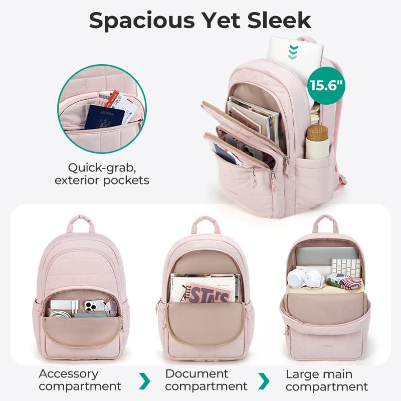 BAGSMART Waterproof Laptop Backpack 15.6 Inch — image 5