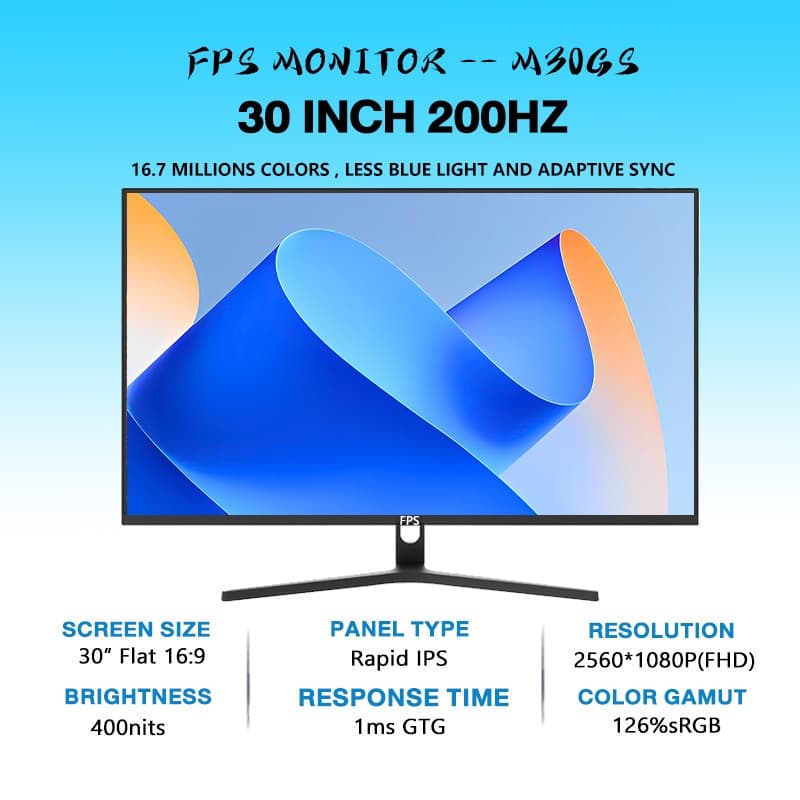 30"  200hz 2K -- M30GS