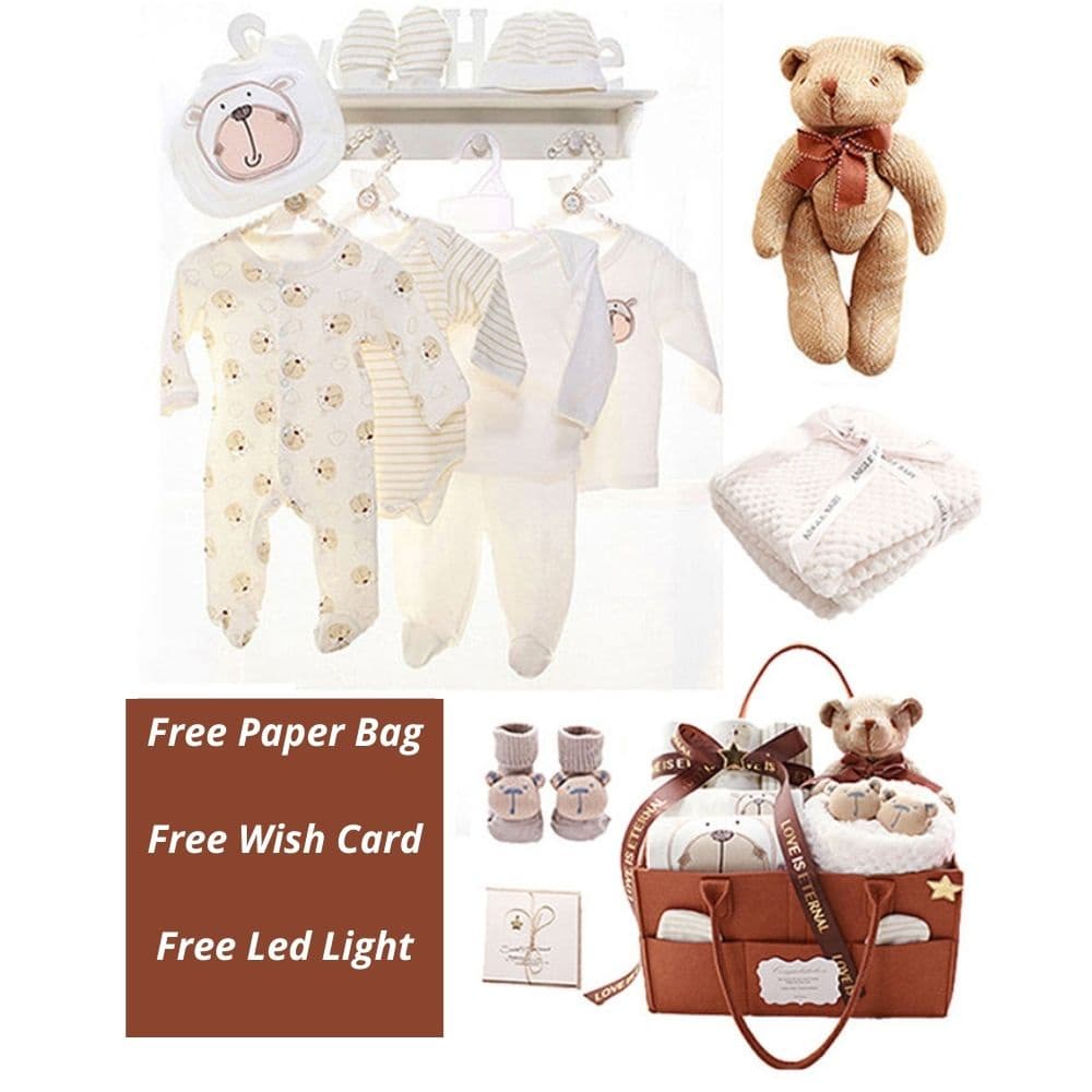 Newborn Baby Gift Hamper Set 100% Cotton — image 2