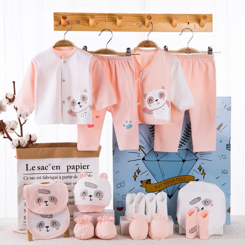 18-Piece Newborn Baby Cotton Gift Set — image 2