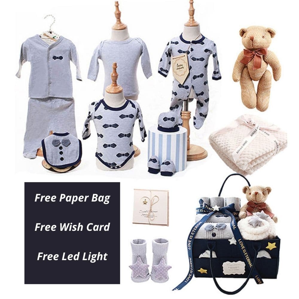 Newborn Baby Gift Hamper Set 100% Cotton — image 3