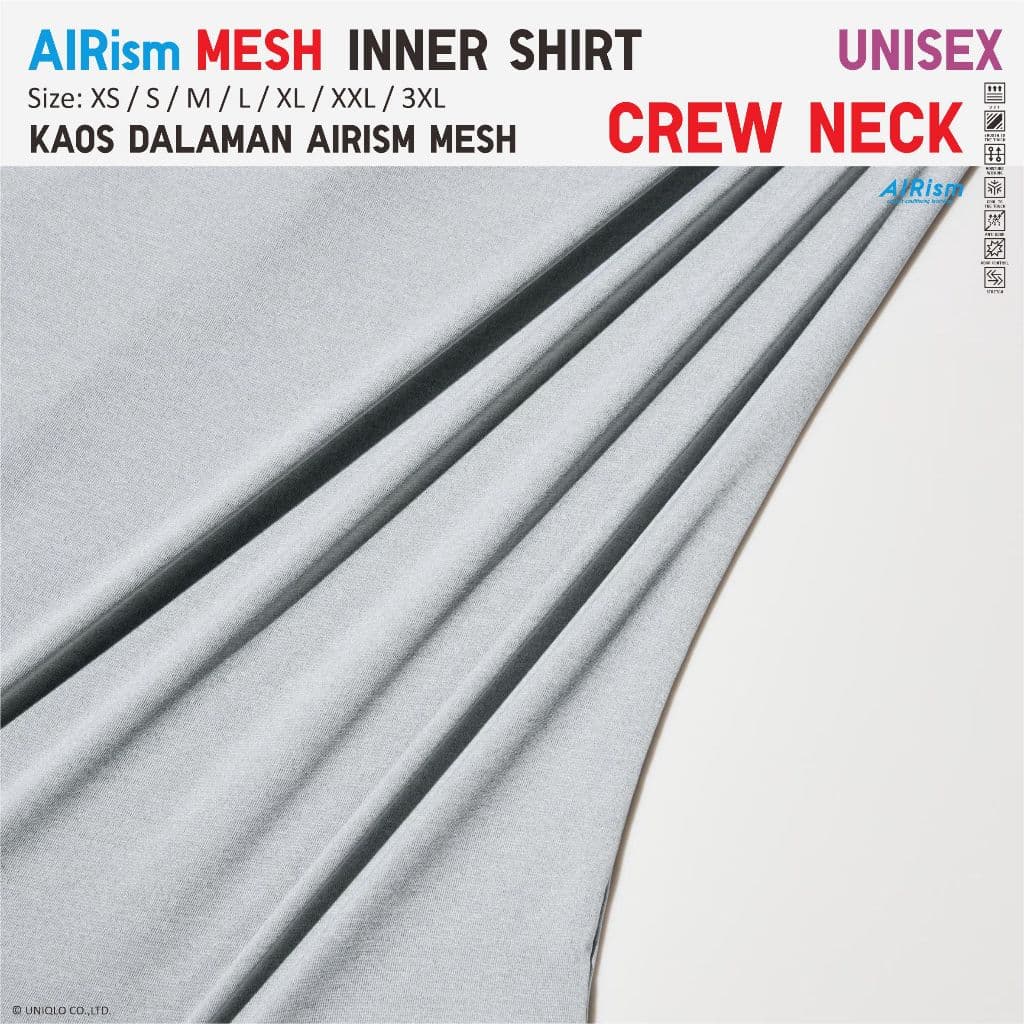 UNIQLO Airism Mesh Crew Neck Undershirt — image 5