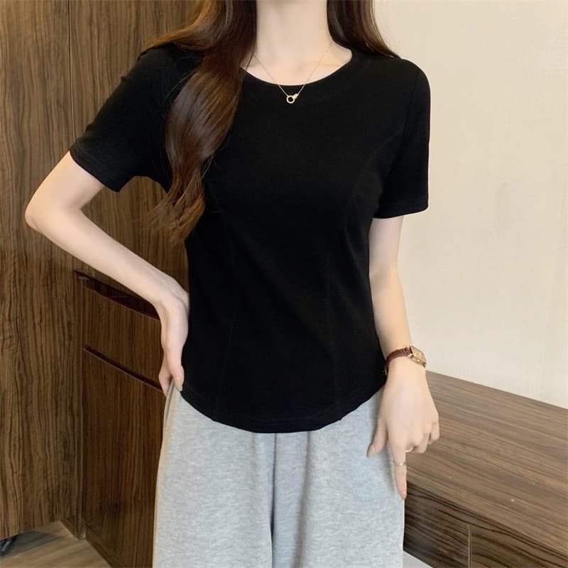 Women's Korean Style Short T-Shirt — image 1