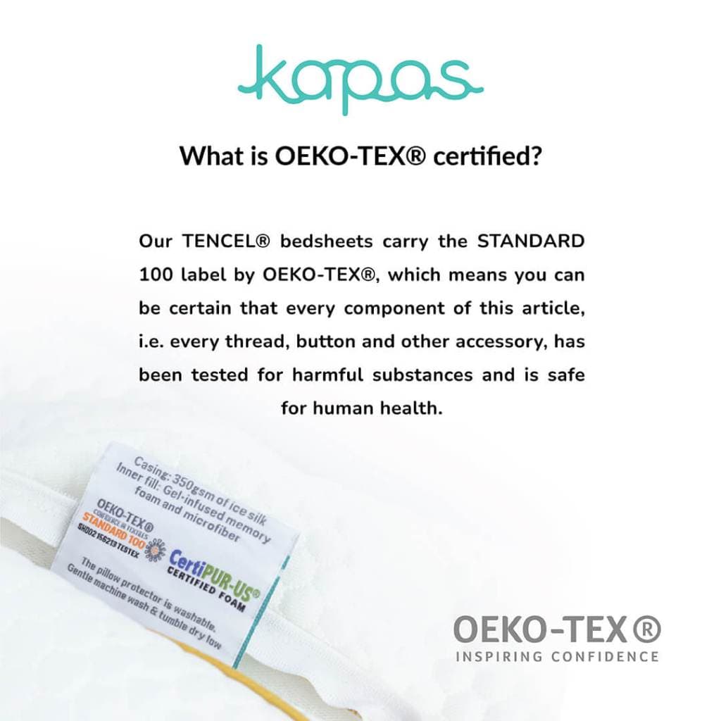 Kapas TENCEL™ Cooling Fitted Bedsheet Set — image 9