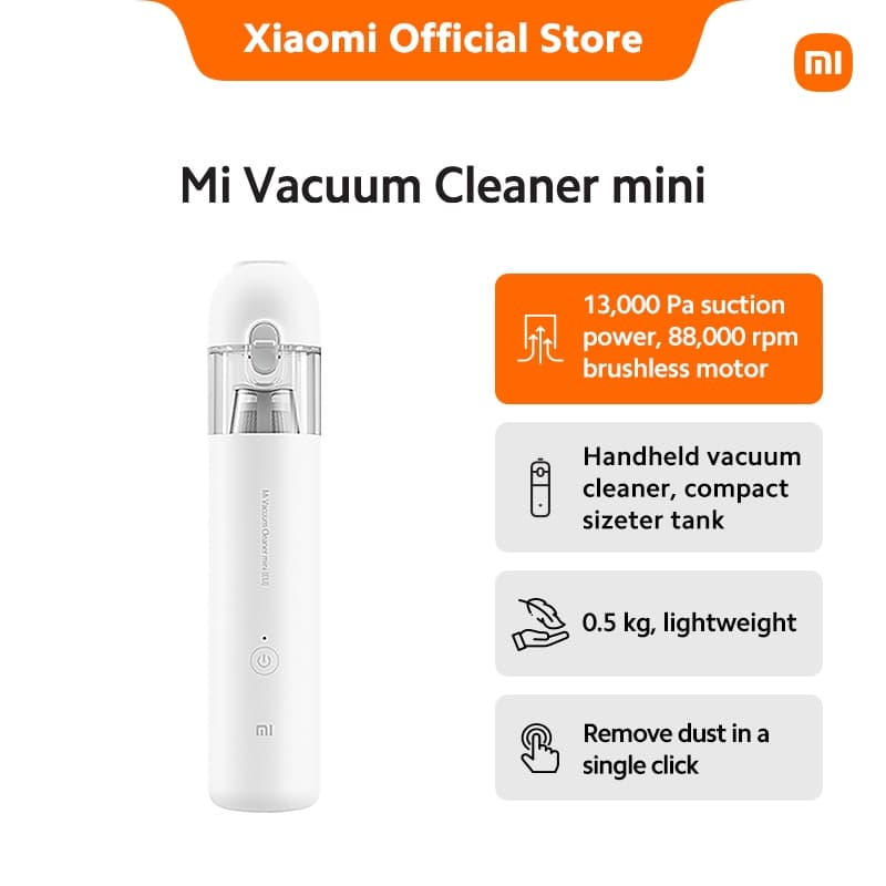 Xiaomi Vacuum Cleaner Mini Portable/Brushless Motor/One-Click Dust Disposal/13,000 Pa Power — image 1