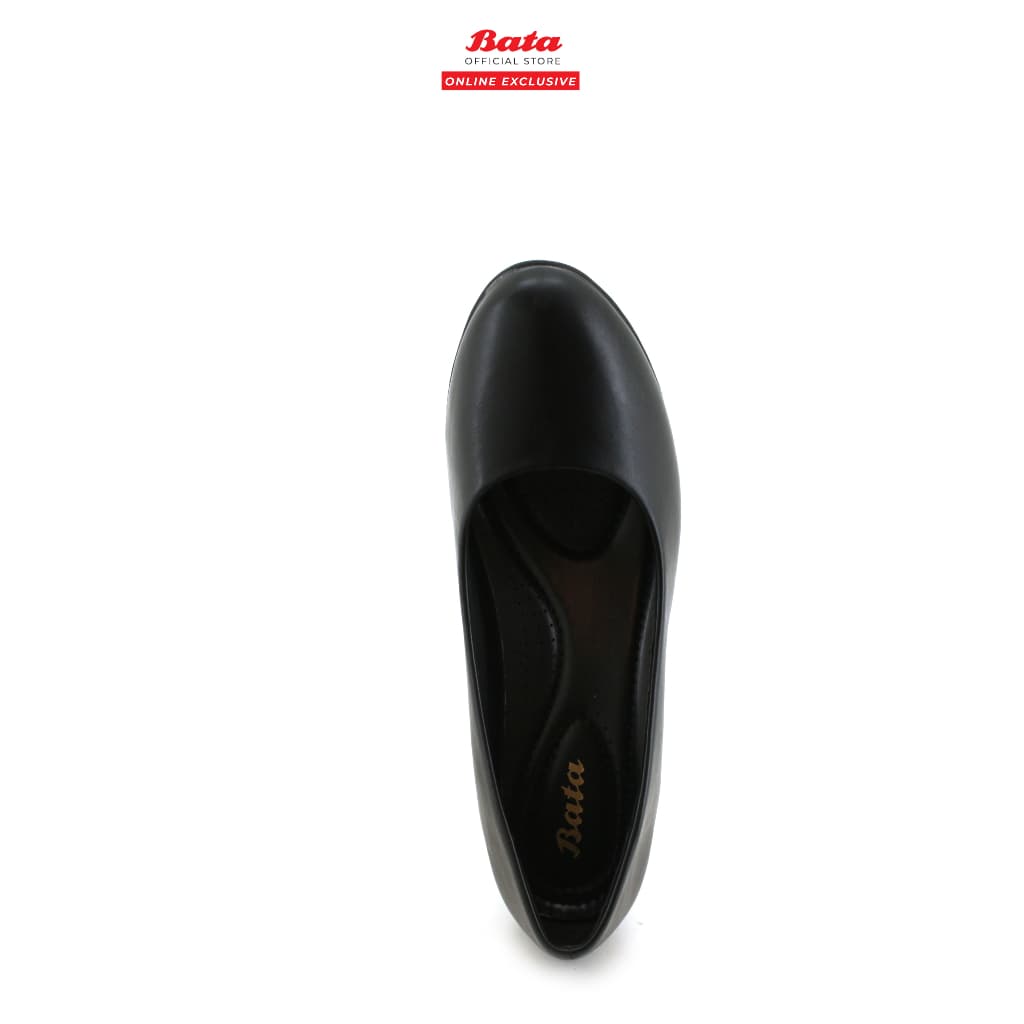 BATA Women's Black Formal Block Heel Pump — image 7