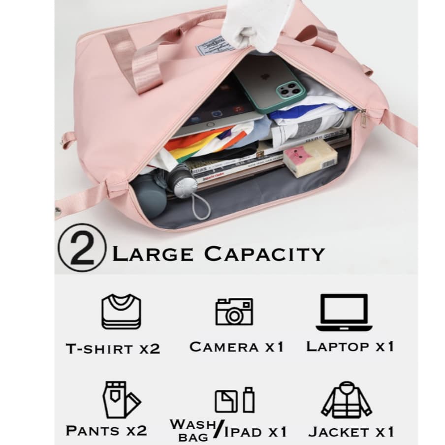 Waterproof Expandable Travel Bag — image 1