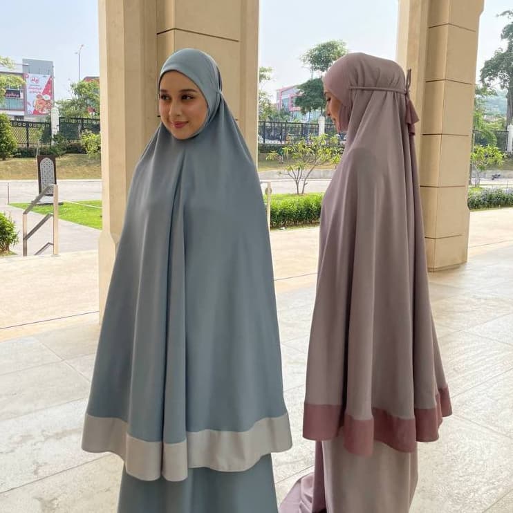 Camellita-X Monotone Telekung with Travel Bag — image 9