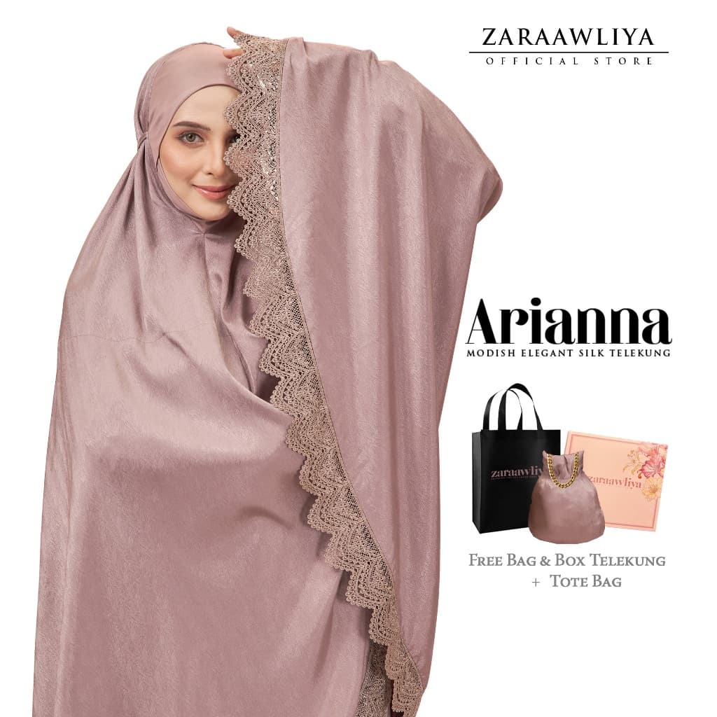 Arianna Luxe Silk Telekung Prayer Robe — image 1