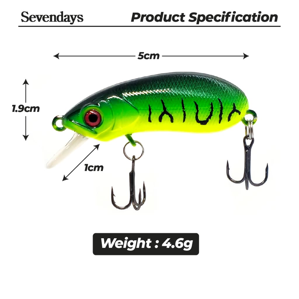 Mini Chubby Minnow 5cm Fishing Lure — image 7
