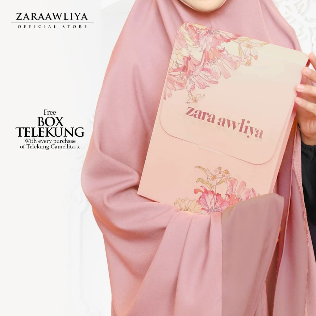 Camellita-X Monotone Telekung with Travel Bag — image 2