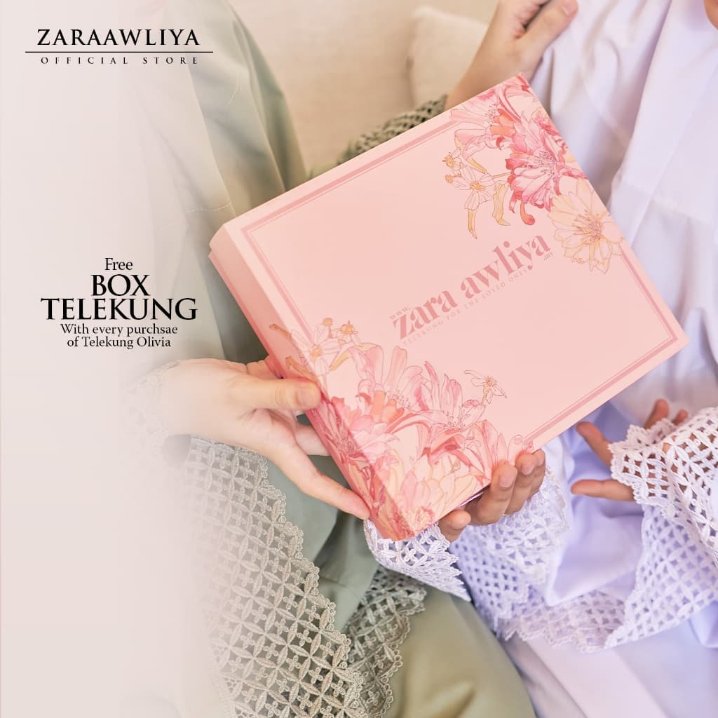 Telekung Olivia Premium Lace Cotton — image 2