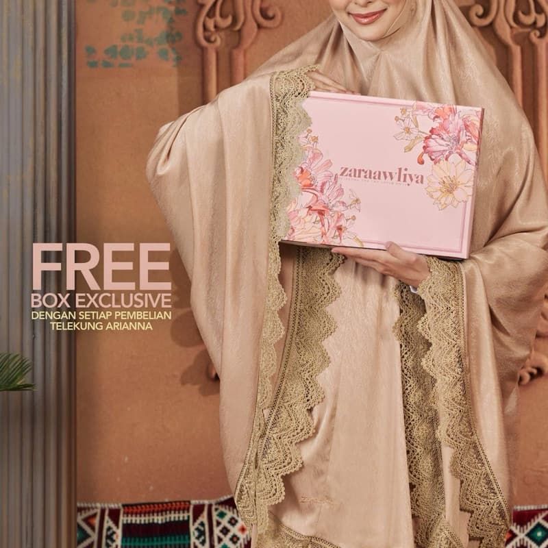 Arianna Luxe Silk Telekung Prayer Robe — image 2