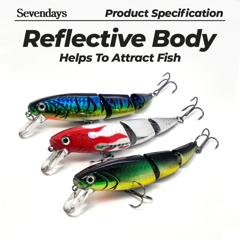 Jointed Minnow 10cm Fishing Swimbait Lure — image 3