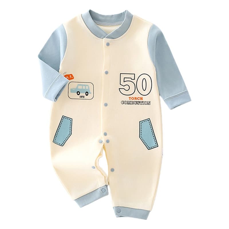 Cotton Baby Romper Jumpsuit Long Sleeve — image 9