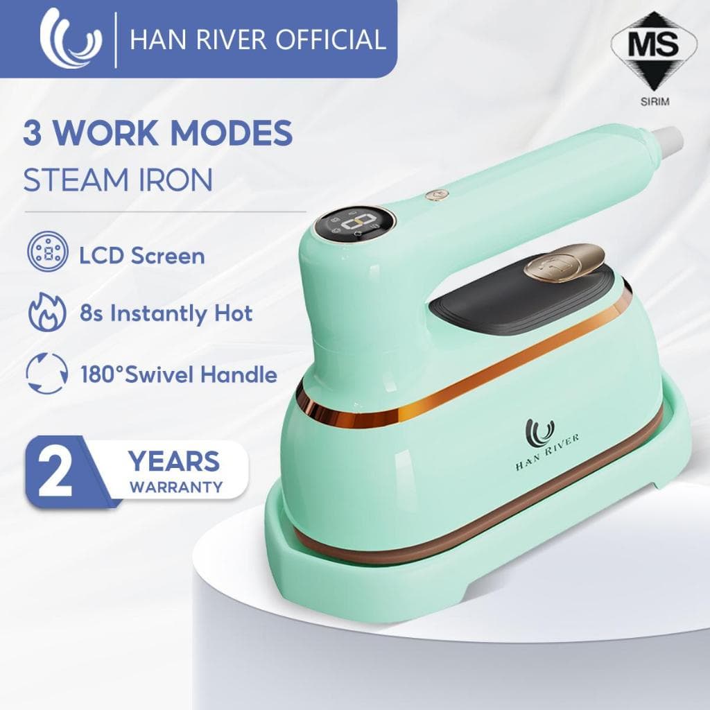 HAN RIVER Portable Steam Iron Garment Steamer Travel — image 1