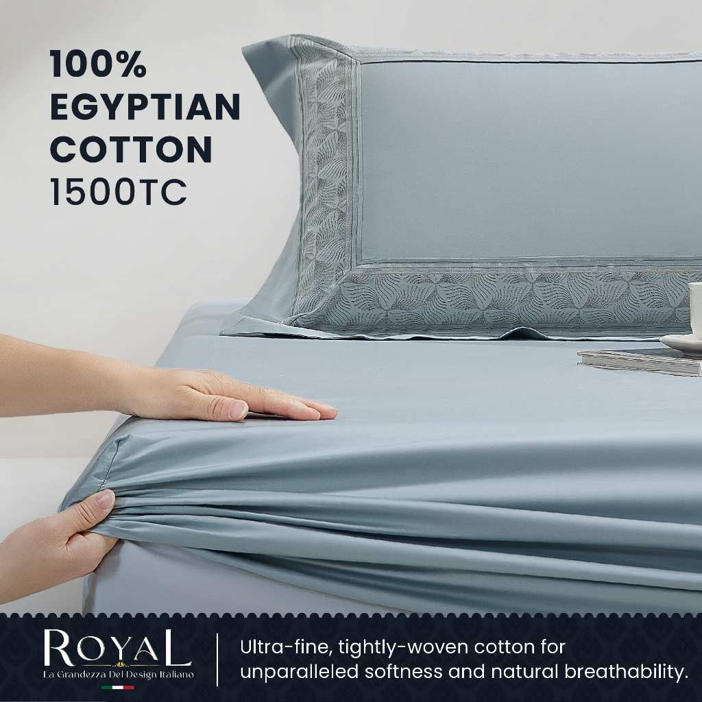 Hallmark Royal Egyptian Cotton 1500TC Full Bed Sheet Set — image 6