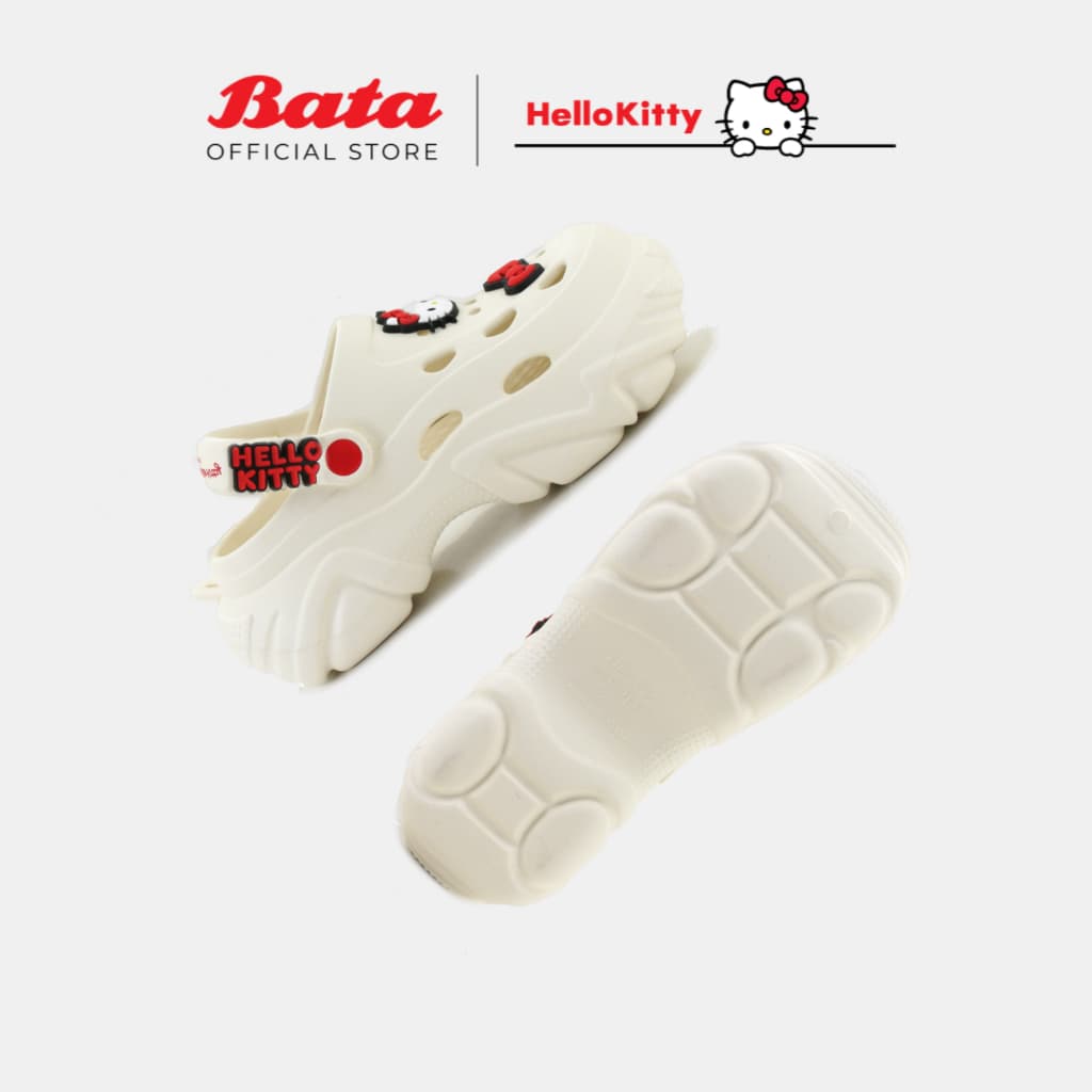 Hello Kitty Kids White Cloggy Sandal — image 3