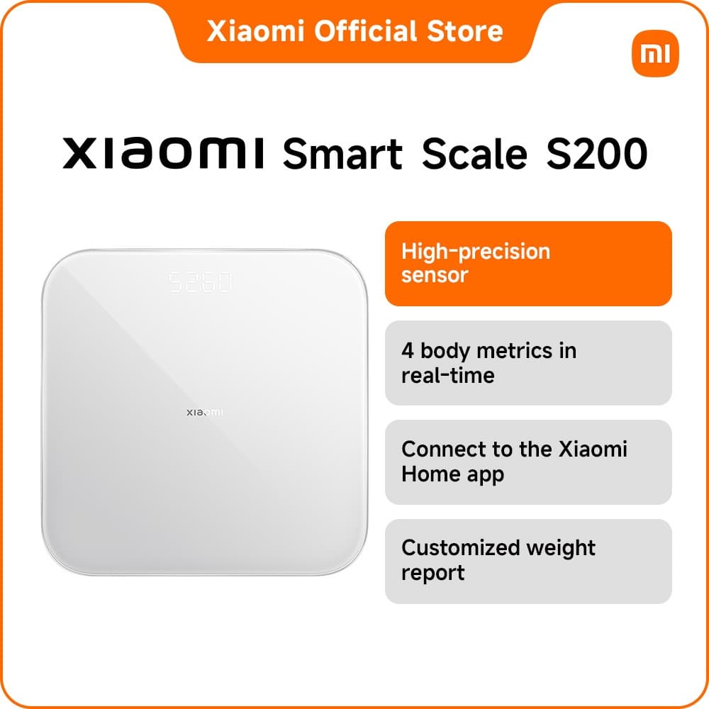 Xiaomi Mi Smart Scale S200 app 4 different reading/control/long battery life — image 1