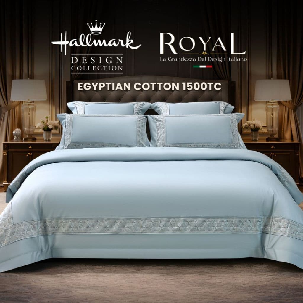 Hallmark Royal Egyptian Cotton 1500TC Full Bed Sheet Set — image 2