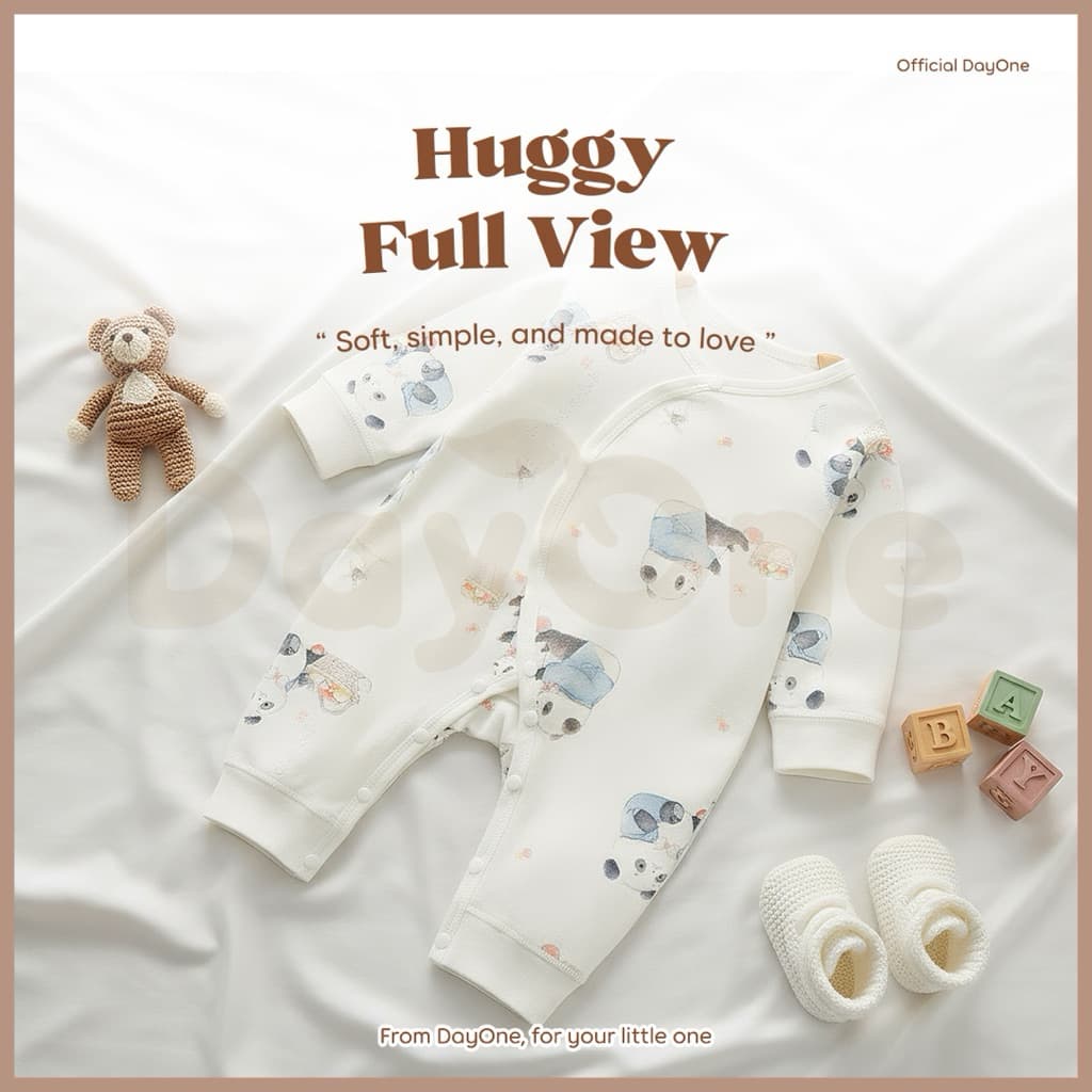 Cotton Long Sleeve Baby Coverall Romper — image 2