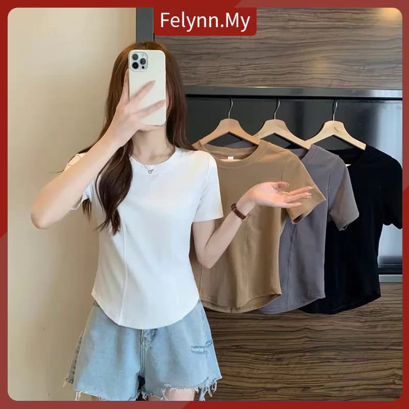 Women's Korean Style Short T-Shirt — image 4