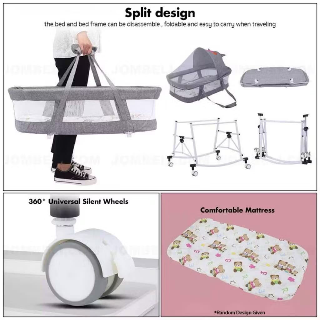 Baby Cot Cradle Portable Bed — image 3