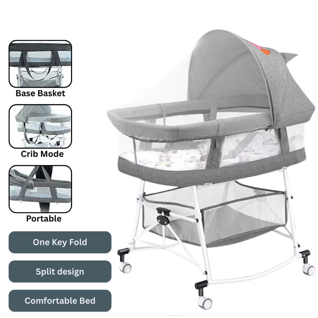 Baby Cot Cradle Portable Bed — image 1