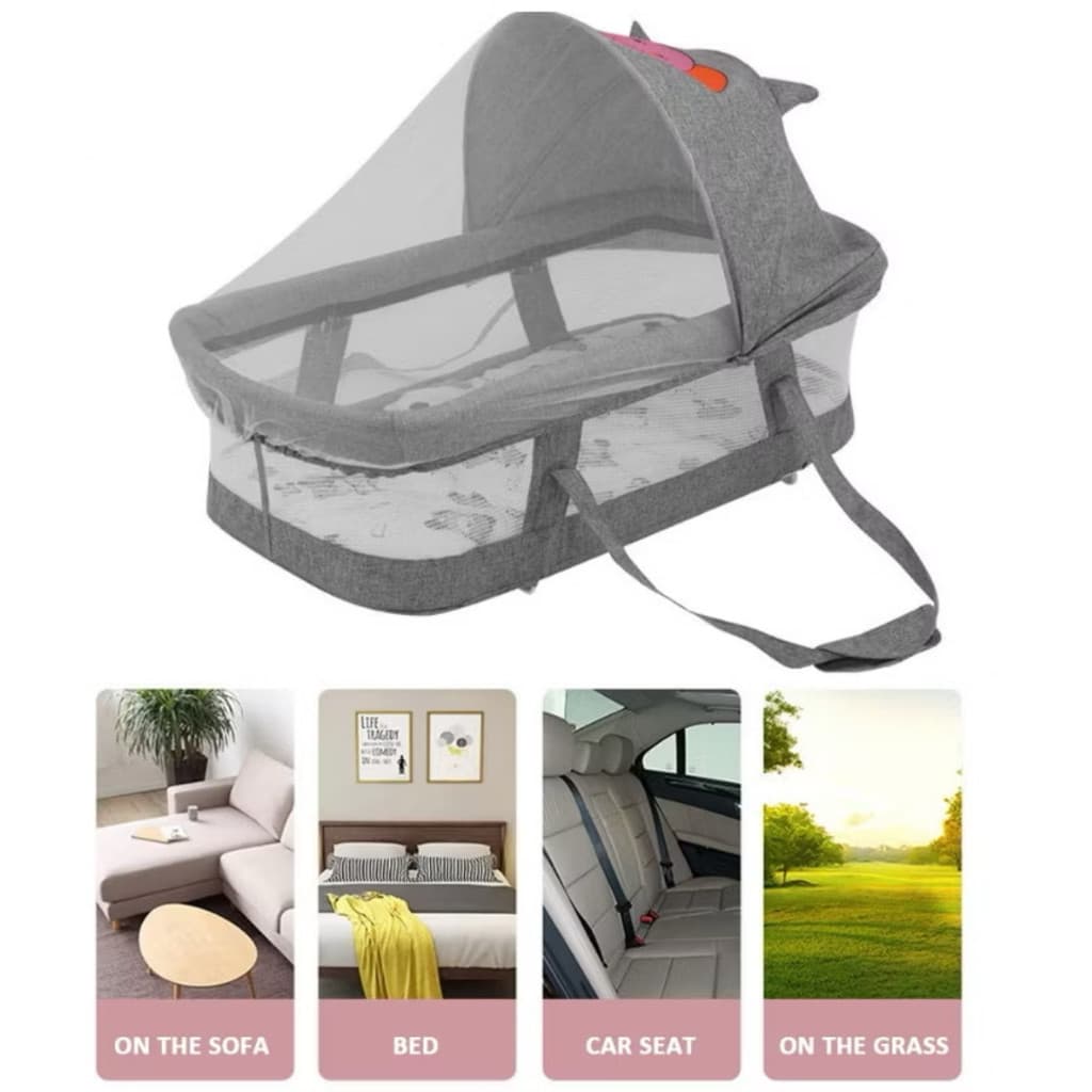 Baby Cot Cradle Portable Bed — image 2