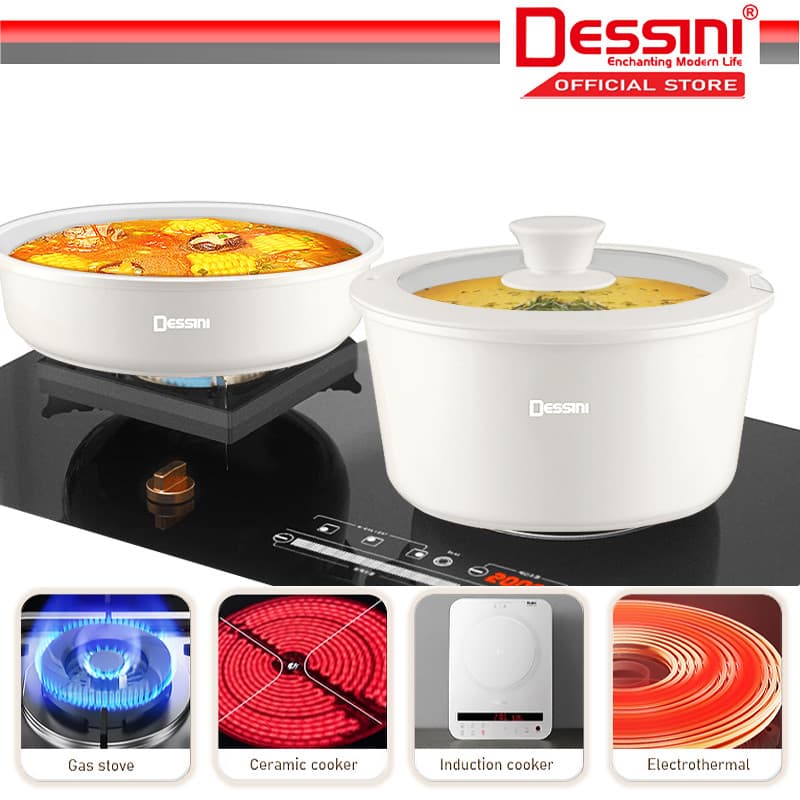 Dessini 6-Piece Detachable Handle Cookware Set — image 2