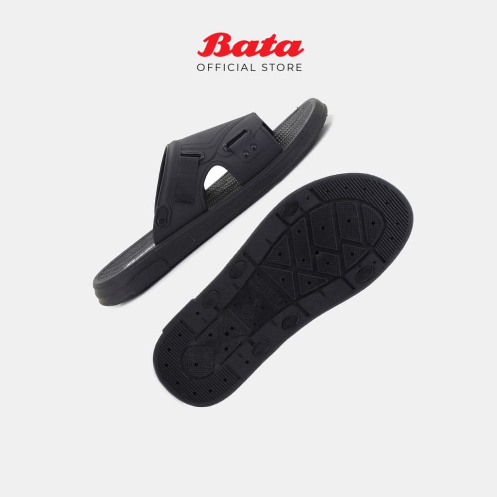 Bata Gino Men's Black Slide Sandal — image 6