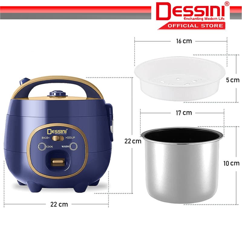 Dessini 1.8L Non-Stick Electric Rice Cooker — image 4