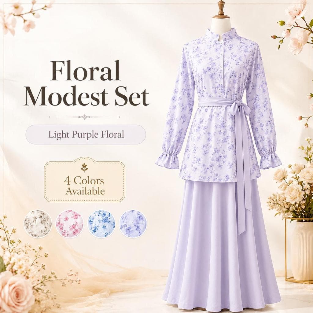 LIGHT PURPLE FLORAL
