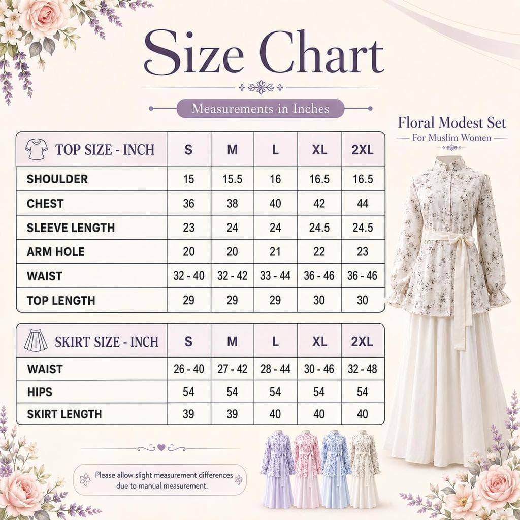 Women's Modest Floral Maxi Dress Long Sleeve — image 8