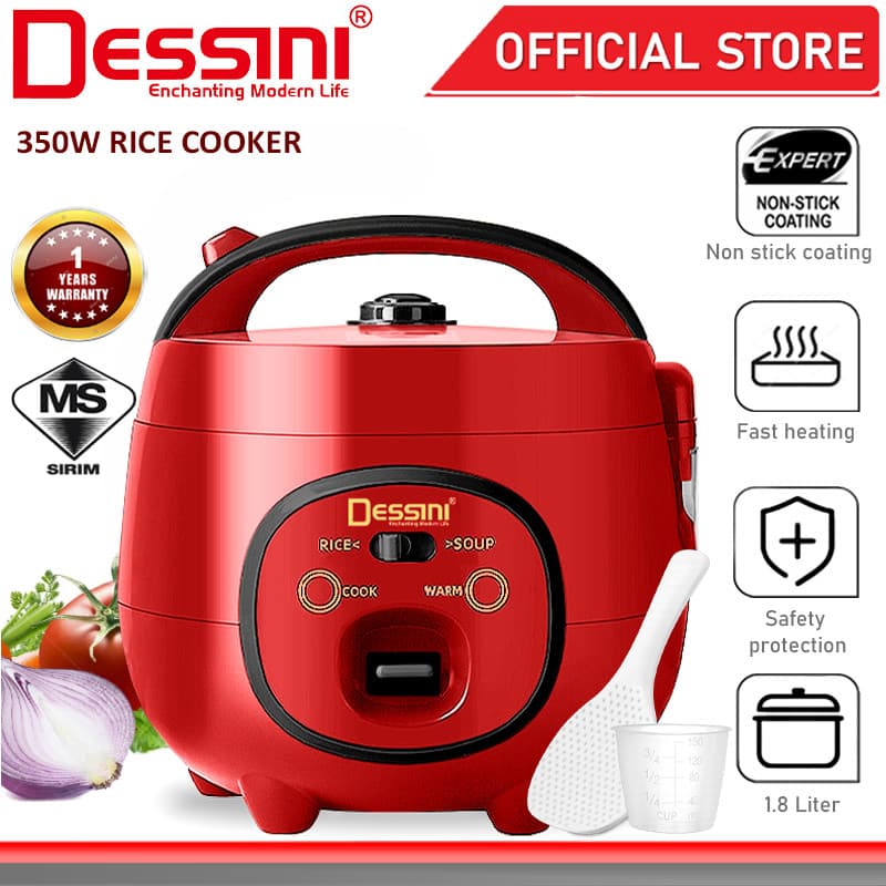 Dessini 1.8L Non-Stick Electric Rice Cooker — image 1