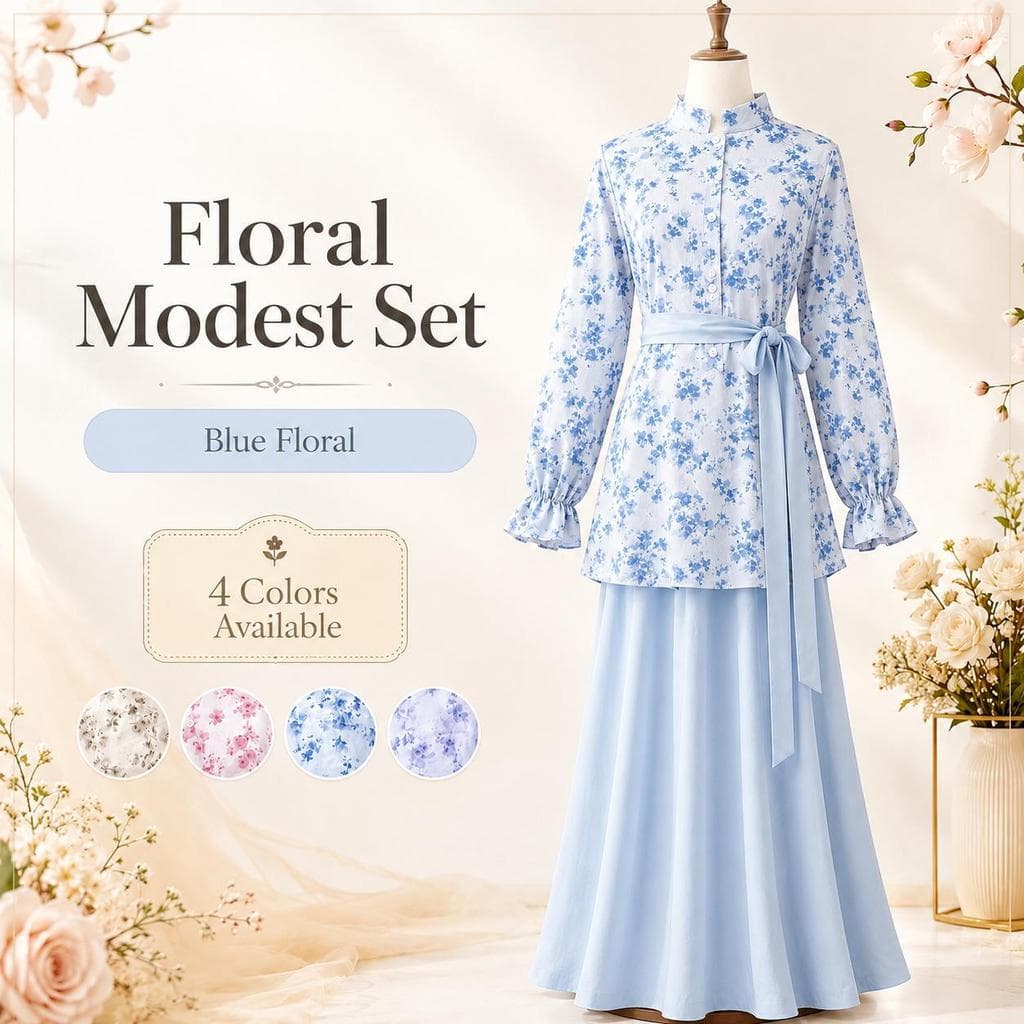 BLUE FLORAL