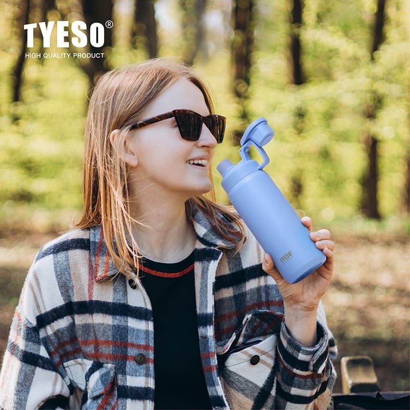 TYESO Stainless Steel Vacuum Insulated Water Bottle — image 6