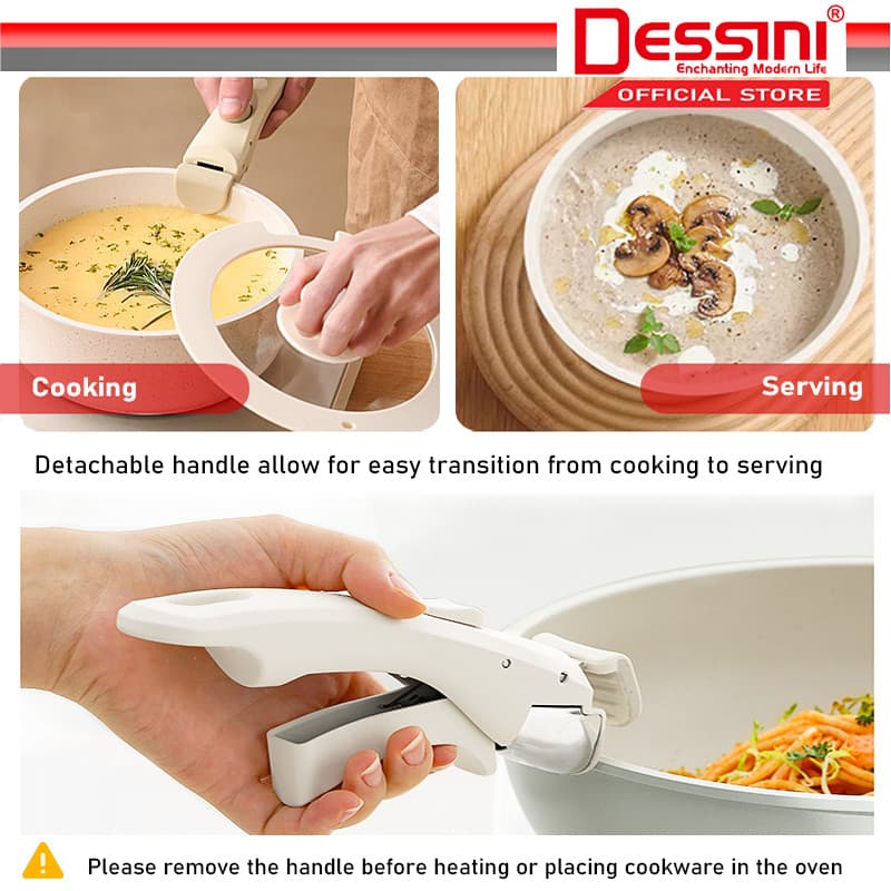 Dessini 6-Piece Detachable Handle Cookware Set — image 6